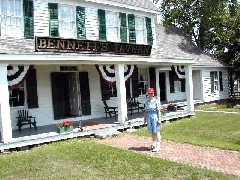 Ruth Bennett McDougal Dorrough; Bennetts Canal Erie Hiking Tavern Village